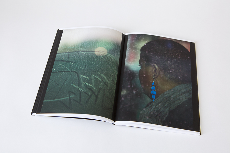 Spread from the book POINT DE DÉPART by artist duo Dagmar Keller and Martin Wittwer