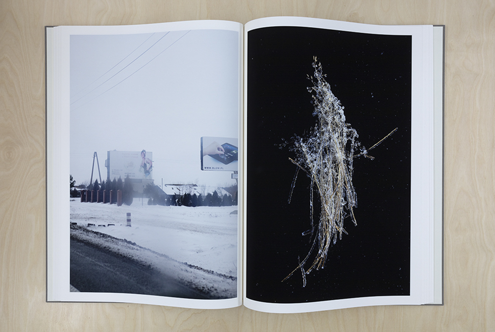 spread from the photo book object "freeze" by Dagmar Keller and Martin Wittwer